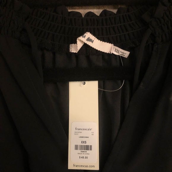 Black Long Sleeve Dress - Picture 3 of 3